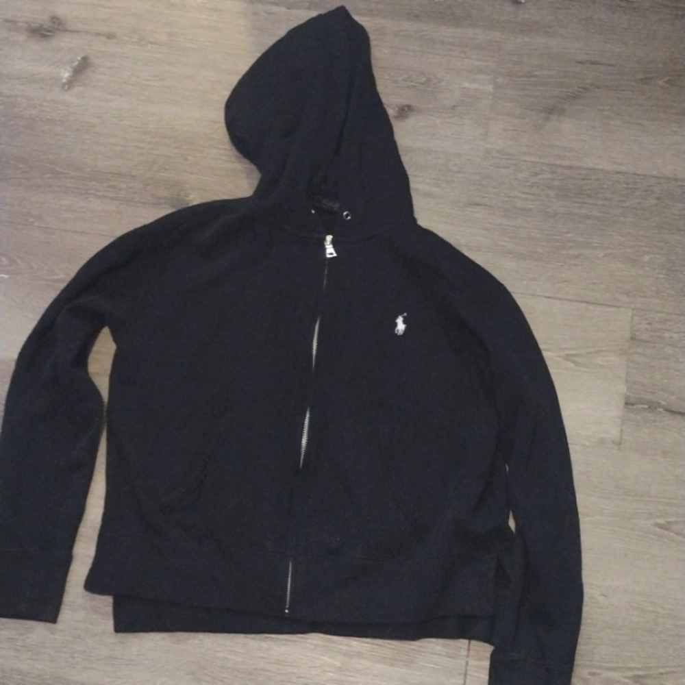 Black polo jacket